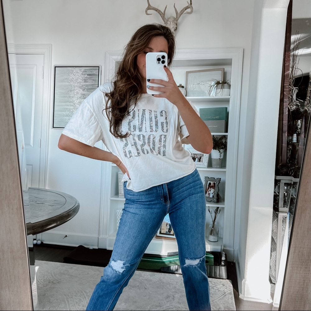 Guns and Roses Crop Top